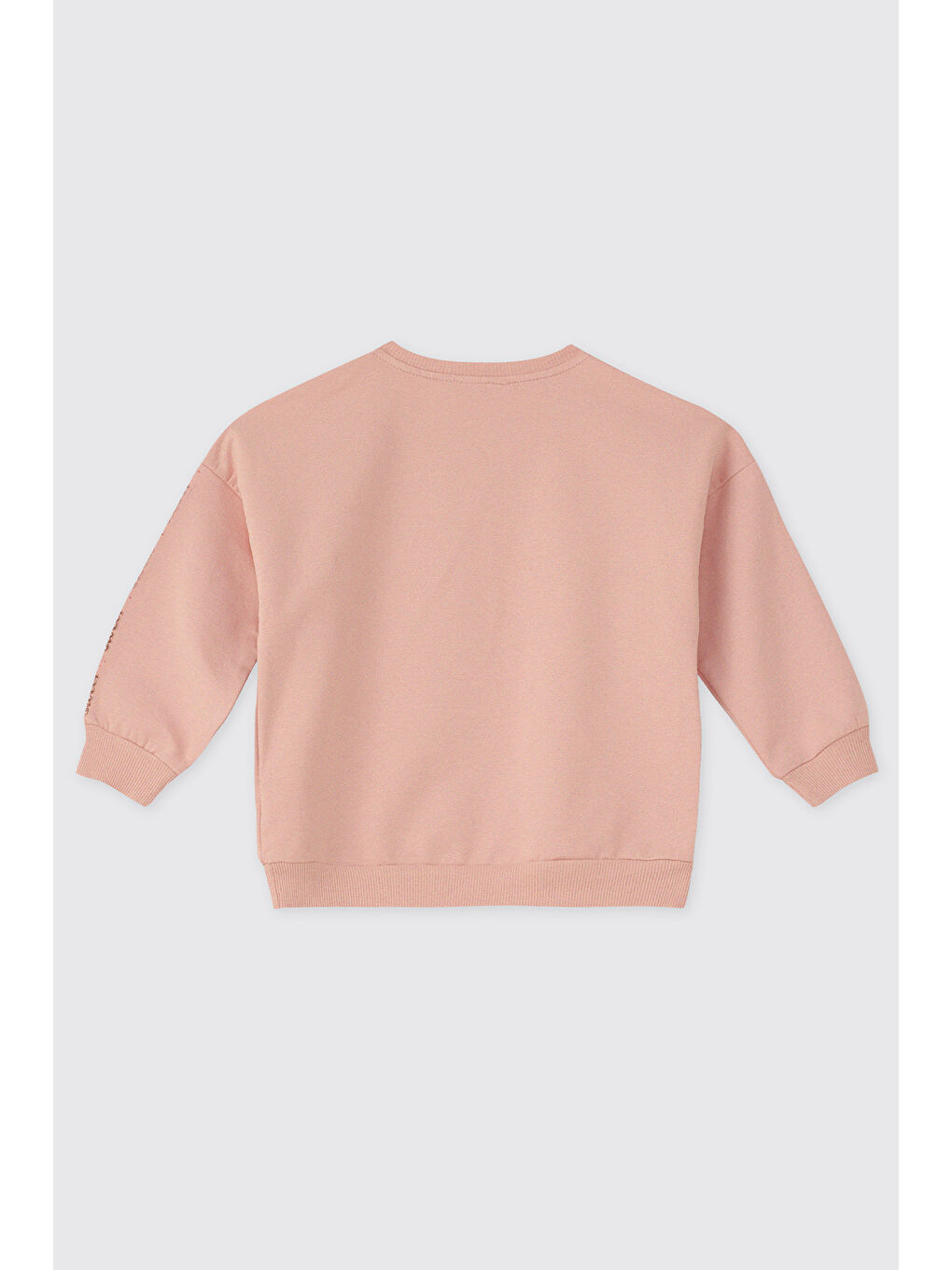 Pembe Kız Bebek Pudra Sweatshirt-1