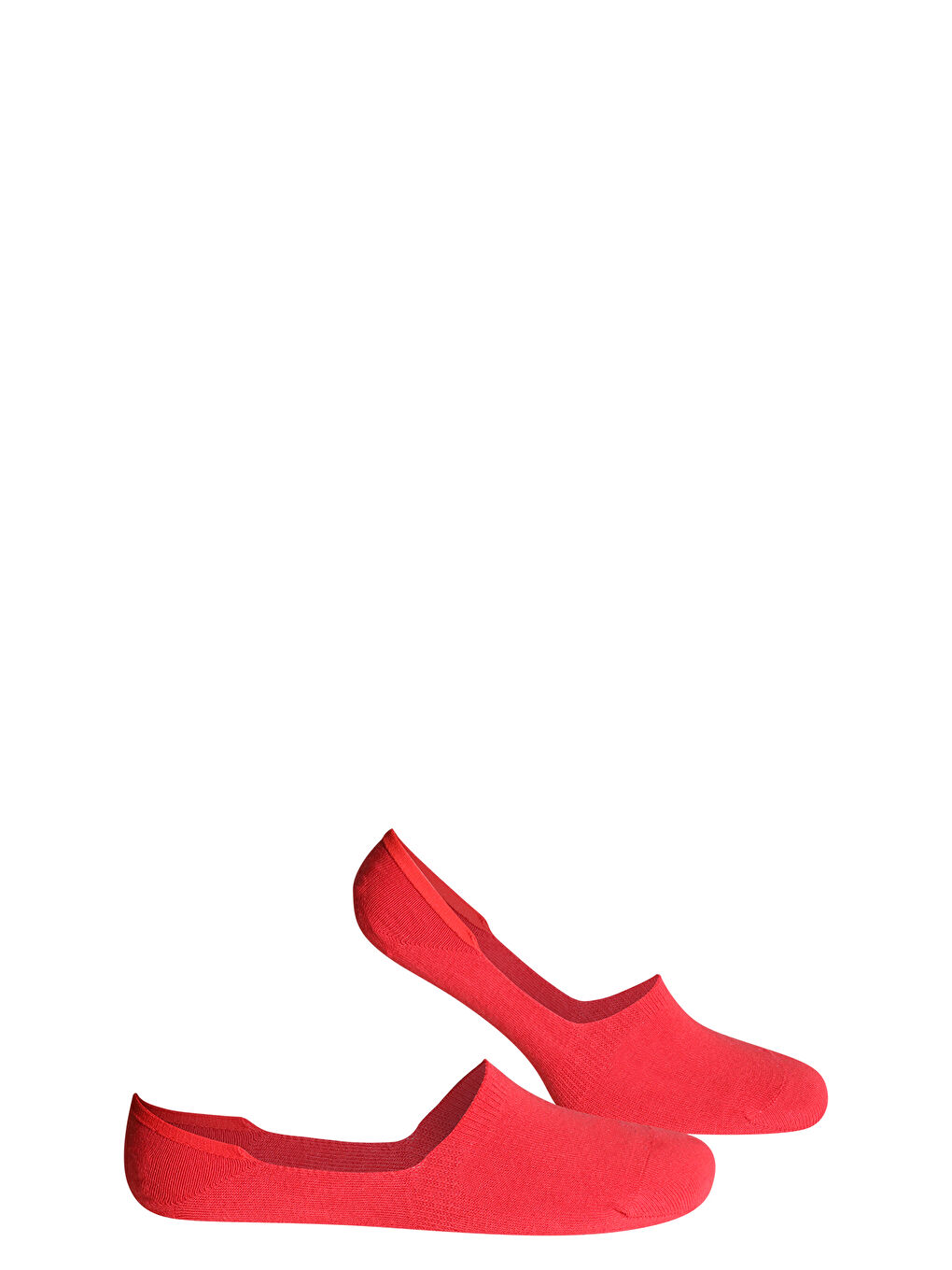 Kırmızı North Ice 2'li Babet Basic Çorap KIRMIZI-GRİ-4