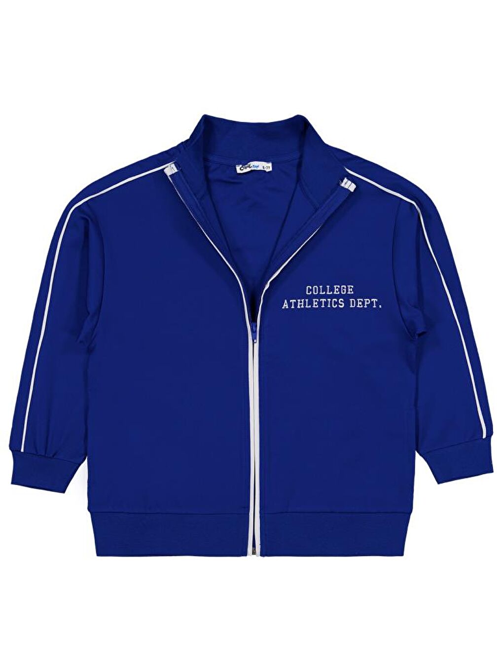 Lacivert Boys Kolej Atletic Nakışlı Biyeli 10-13 Yaş Hırka - Mavi 11-12 Yaş-2