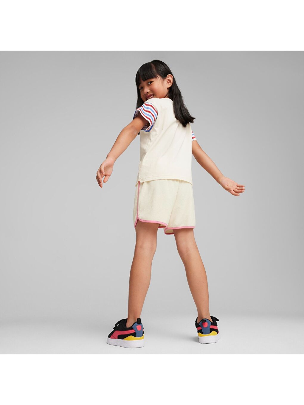 Summer Camp Classics Çocuk Ekru Şort-4