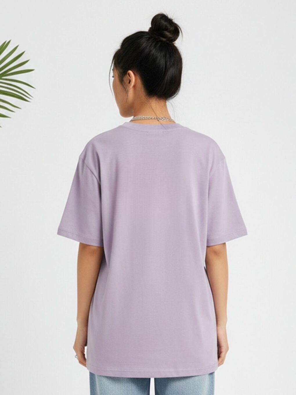 Lila Red Silüet Baskılı Tişört-1