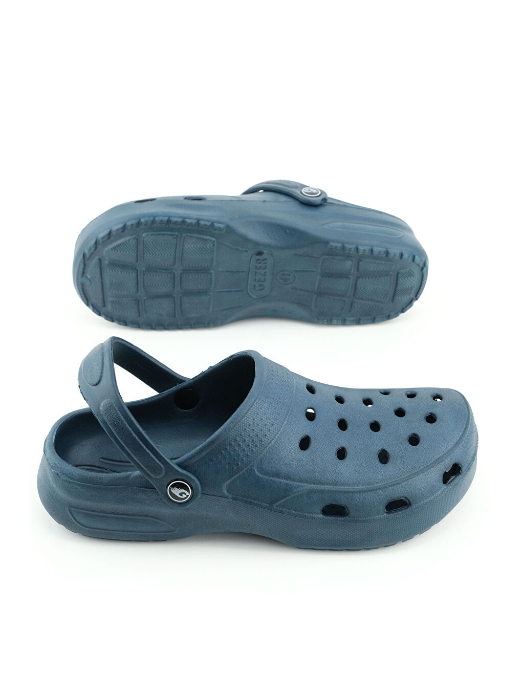 Lacivert Erkek Yazlık Eva Ev Banyo Bahçe Havuz Rahat Taban Sabo Terlik-4