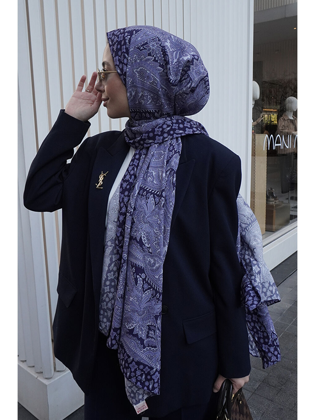 Mor Deluxe Şal Neela-4