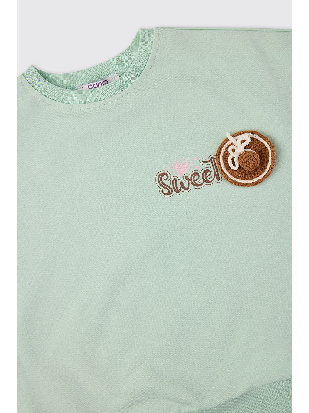 Yeşil Kız Bebek Mint Sweatshirt-2