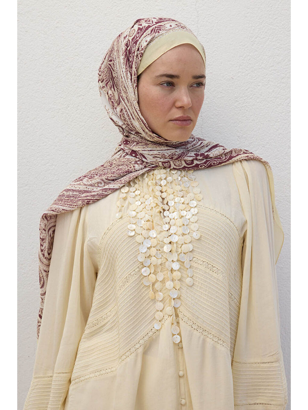 Sarı Deluxe Summer Şal Noa Butter Yellow