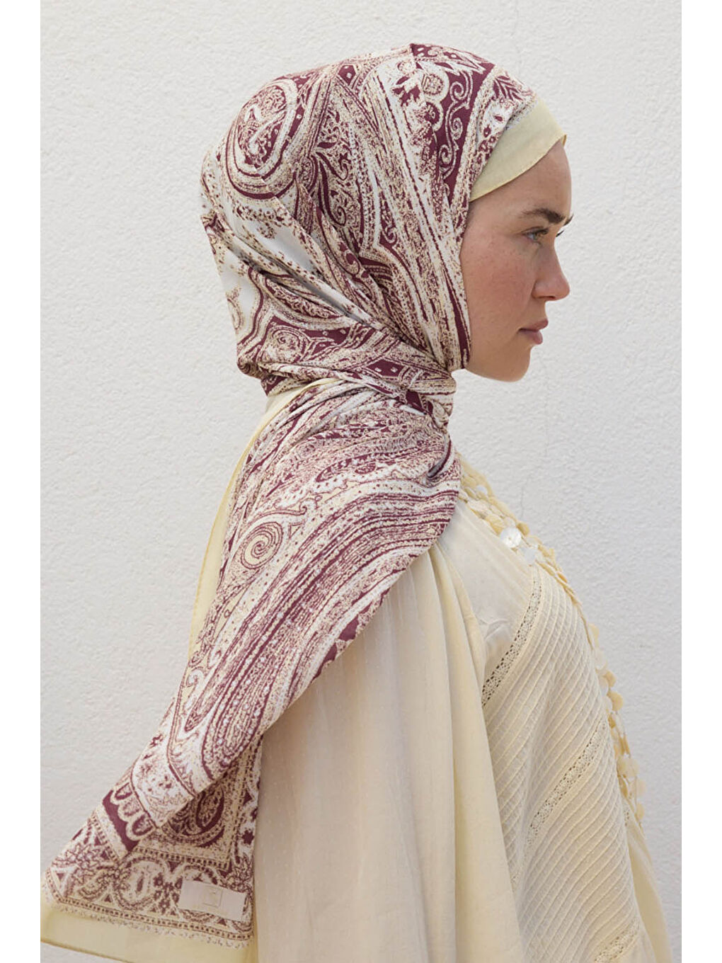 Sarı Deluxe Summer Şal Noa Butter Yellow-2