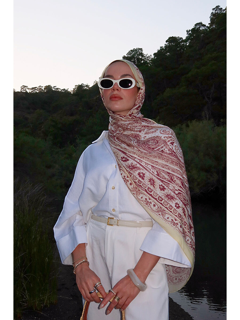 Sarı Deluxe Summer Şal Noa Butter Yellow-4