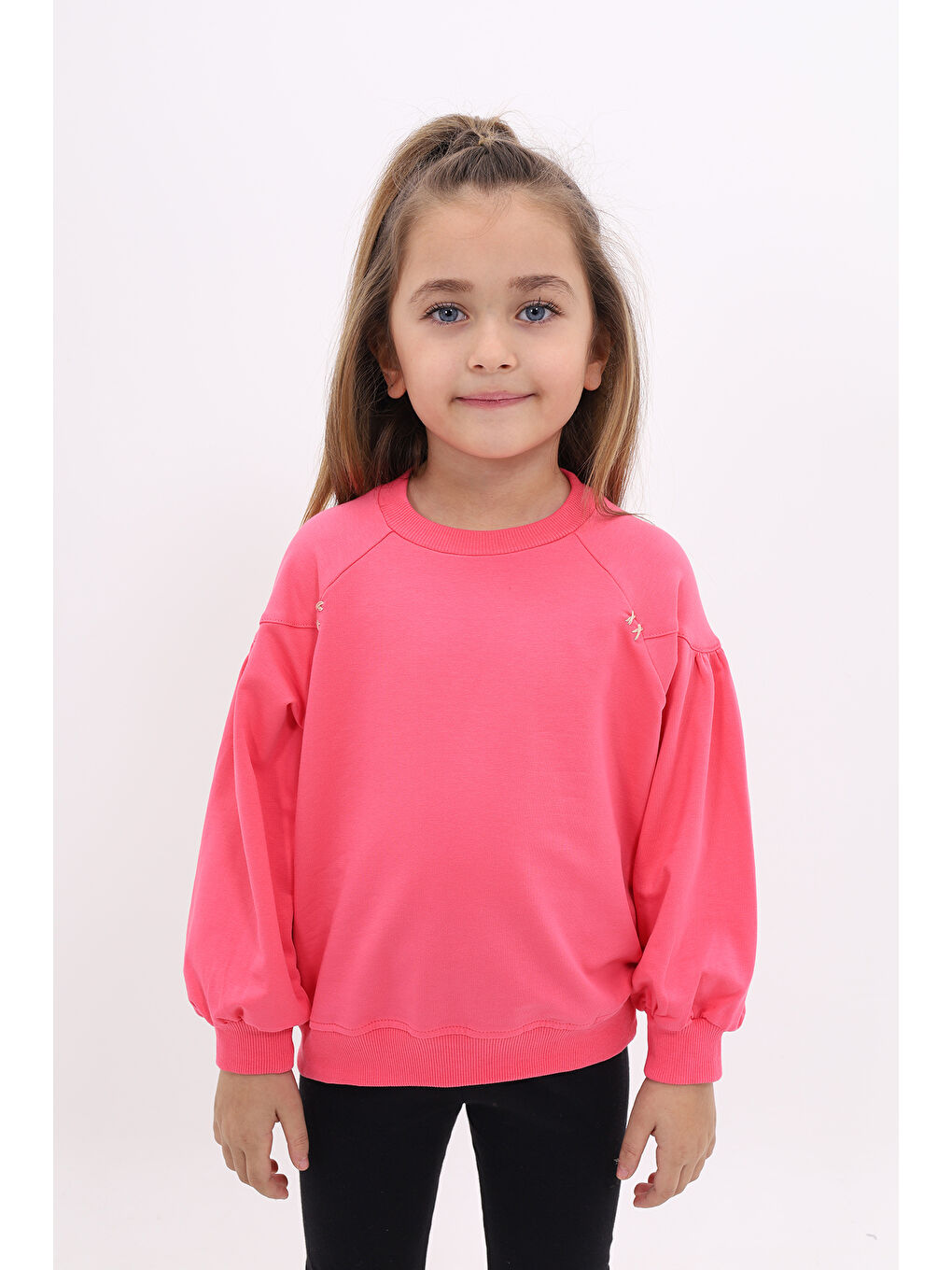 Fuşya Kız Çocuk Sweatshirt