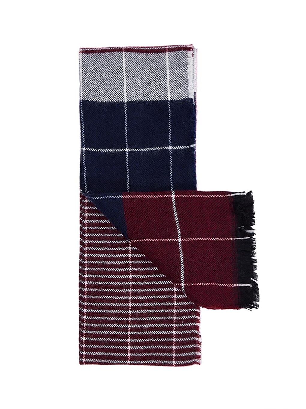 Lacivert Erkek Kışlık Atkı-1