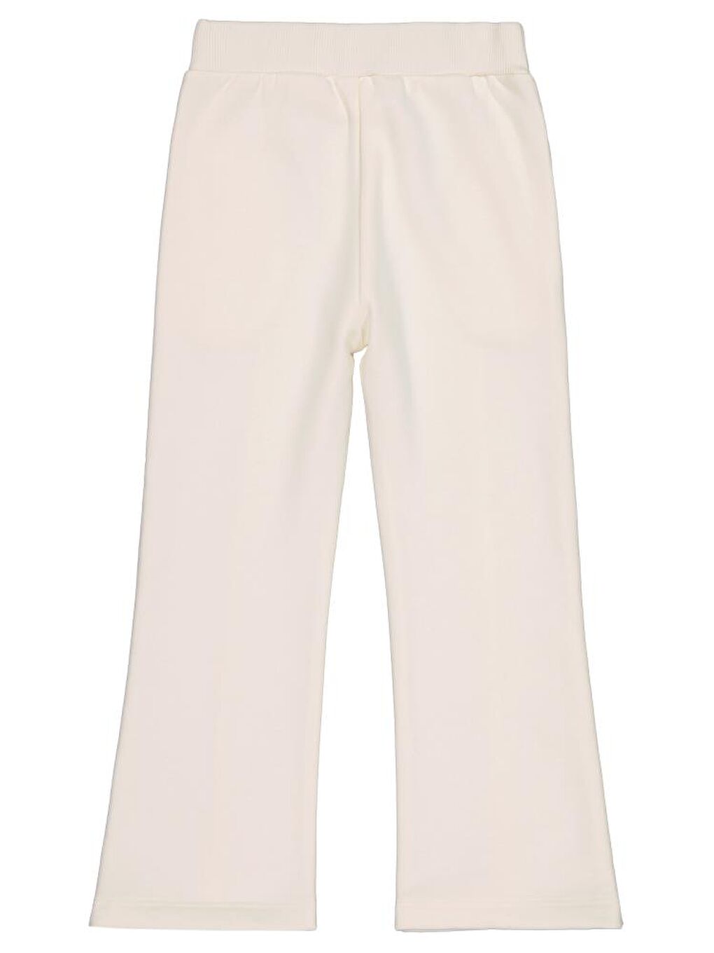 Girls Düz 6-9 Yaş Eşofman Altı - Ekru 9-10 Yaş-1