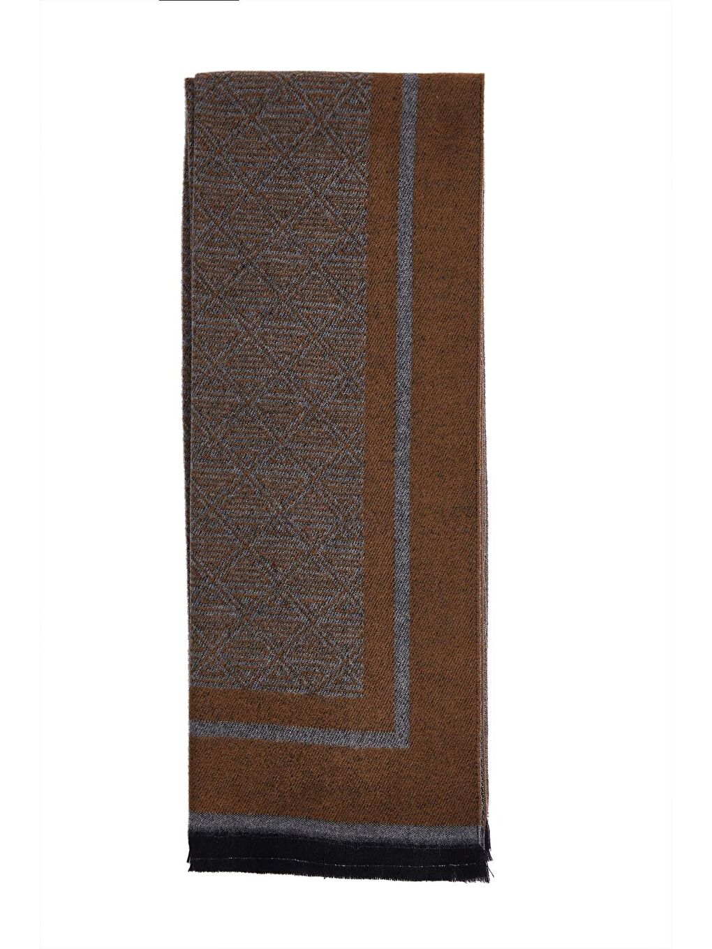 Kahverengi Erkek Kışlık Atkı-2