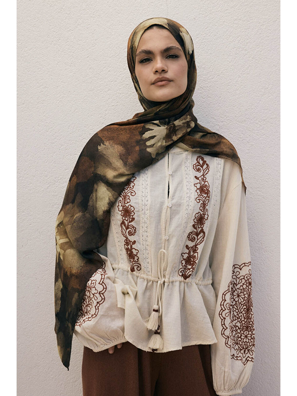 Sarı Deluxe Summer Şal Lızy Hardal