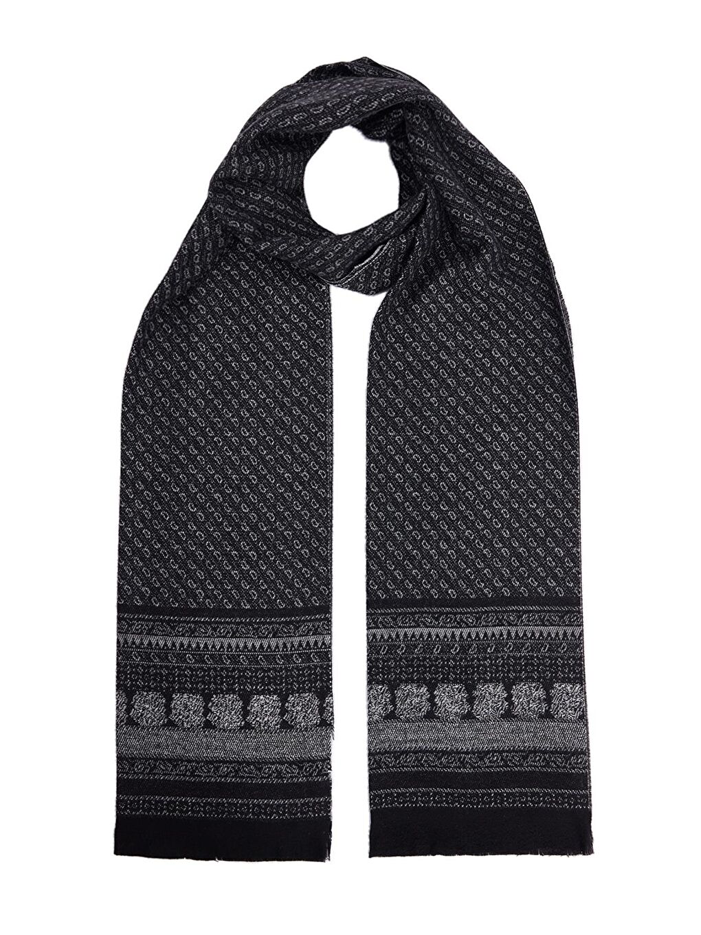 Siyah Erkek Kışlık Atkı