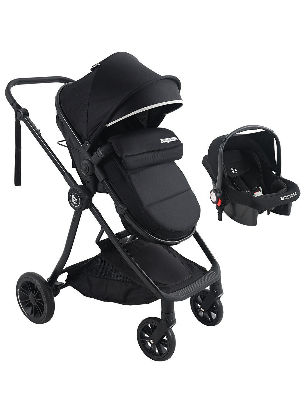 Long Travel Sistem Bebek Arabası Siyah