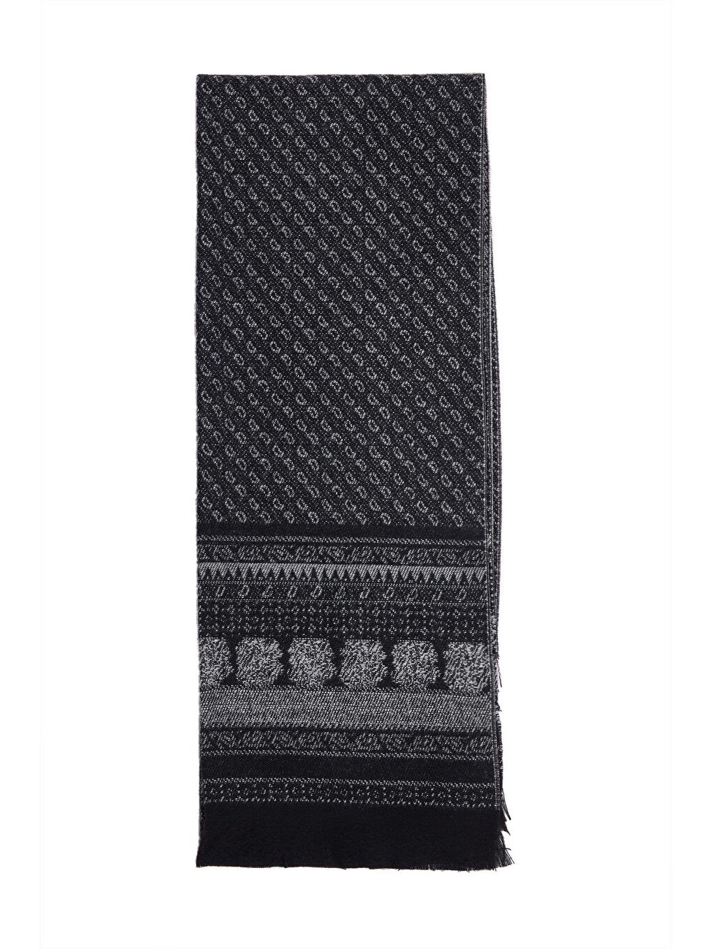 Siyah Erkek Kışlık Atkı-2