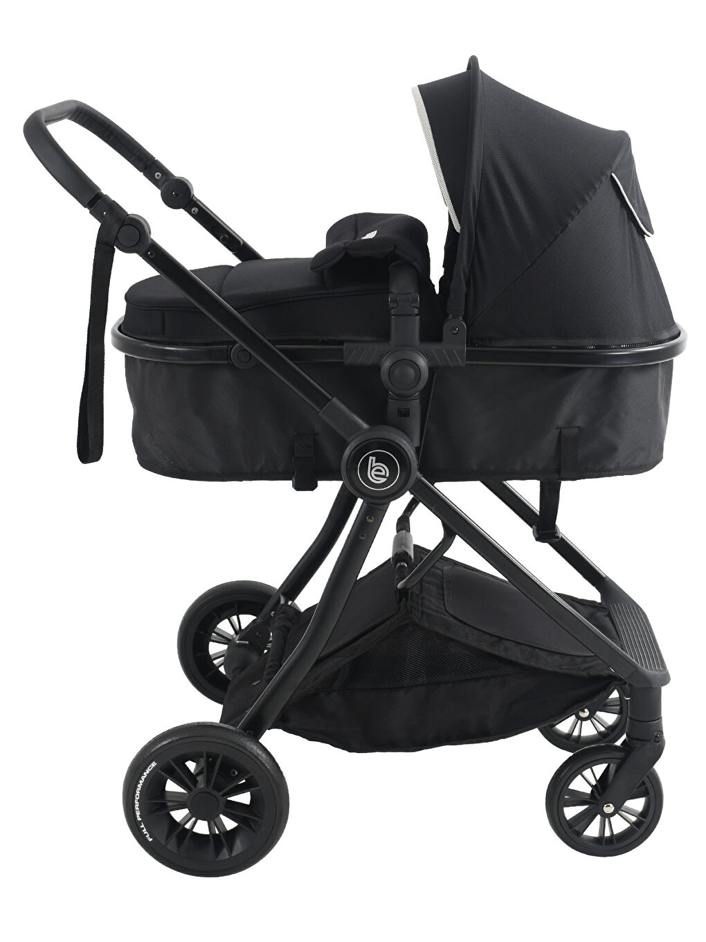 Long Travel Sistem Bebek Arabası Siyah-3