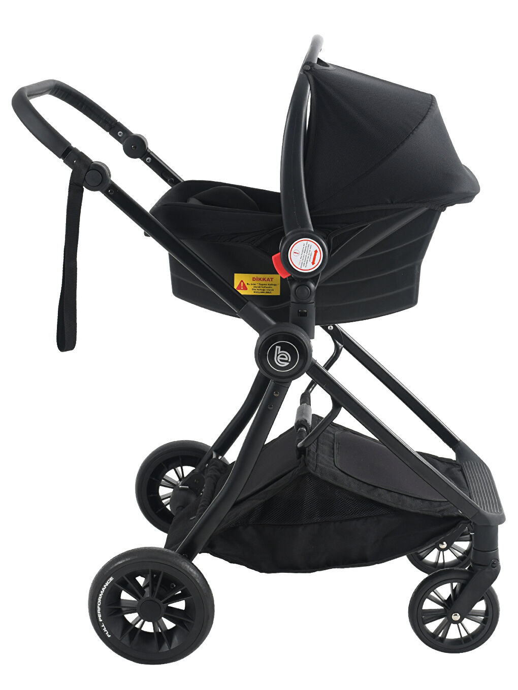 Long Travel Sistem Bebek Arabası Siyah-4