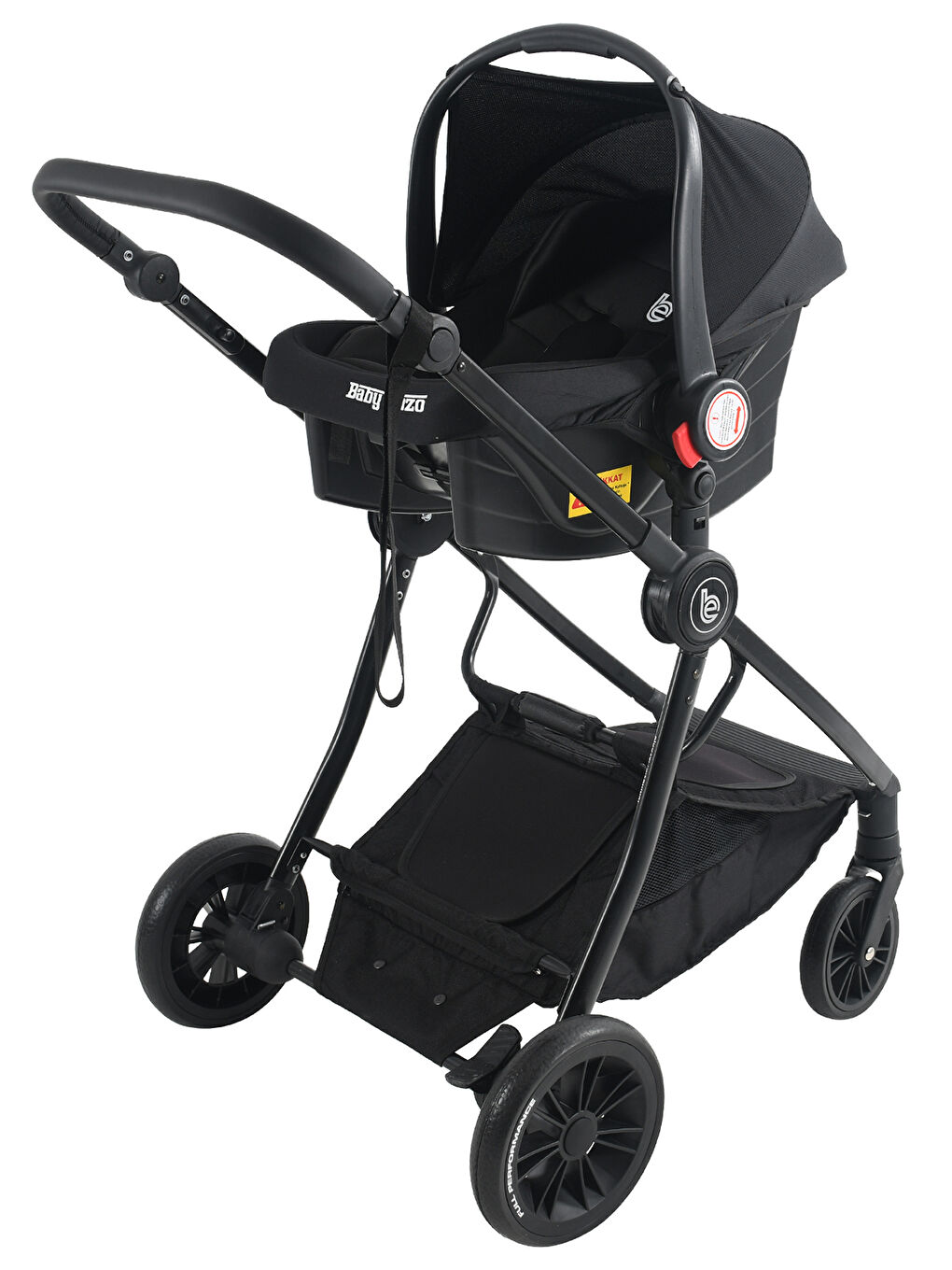 Long Travel Sistem Bebek Arabası Siyah-5