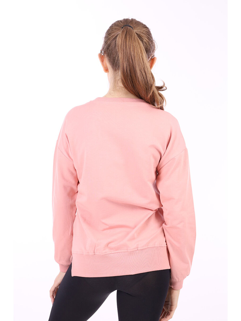 Mercan Kız Çocuk Baskılı Sweatshirt-2