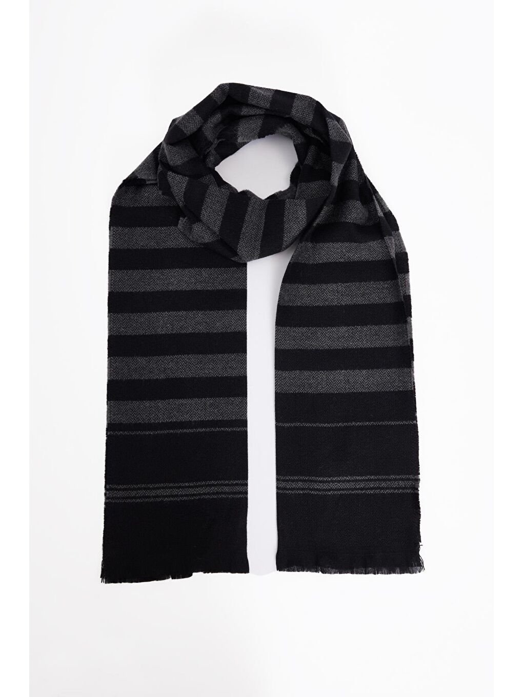 Siyah Erkek Kışlık Atkı