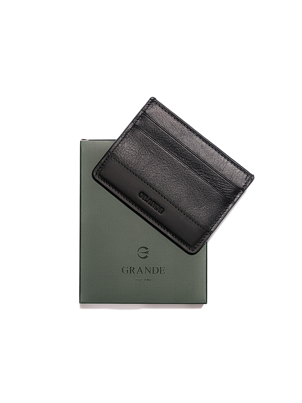 Siyah Unisex Cüzdan & Kartlık 747 Deri Cüzdan Kartlık-5