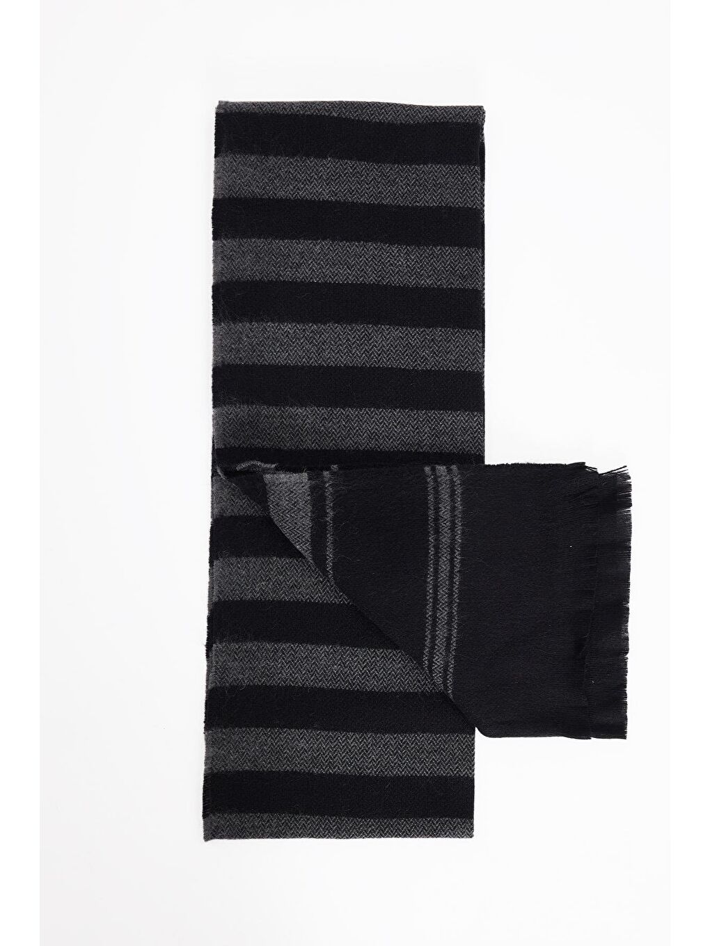 Siyah Erkek Kışlık Atkı-1