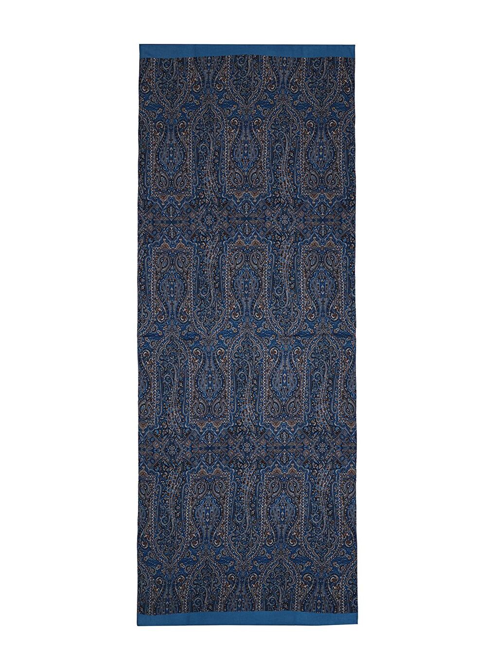 Siyah Deluxe Şal Nanny Desenli-1