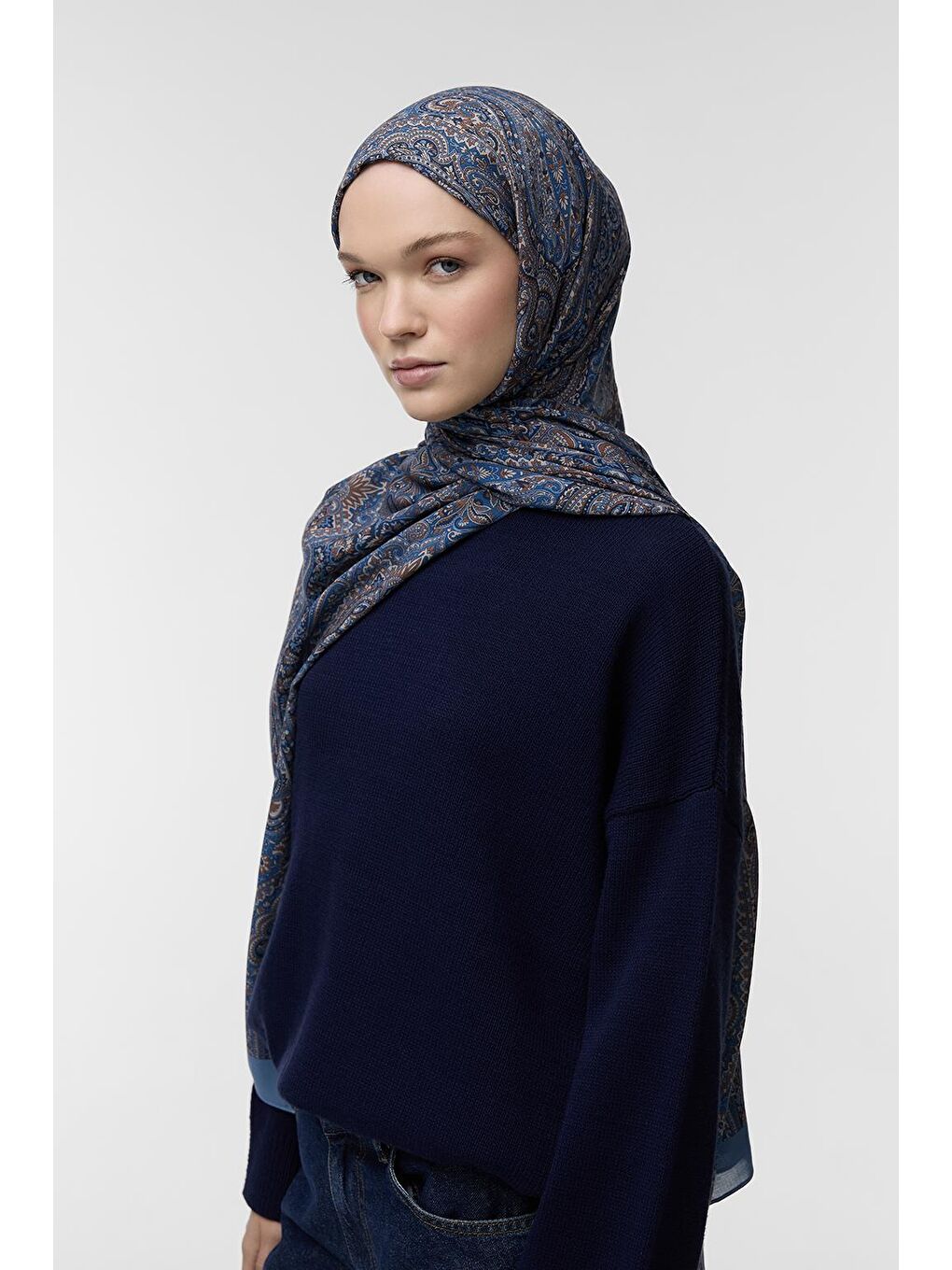 Siyah Deluxe Şal Nanny Desenli-3