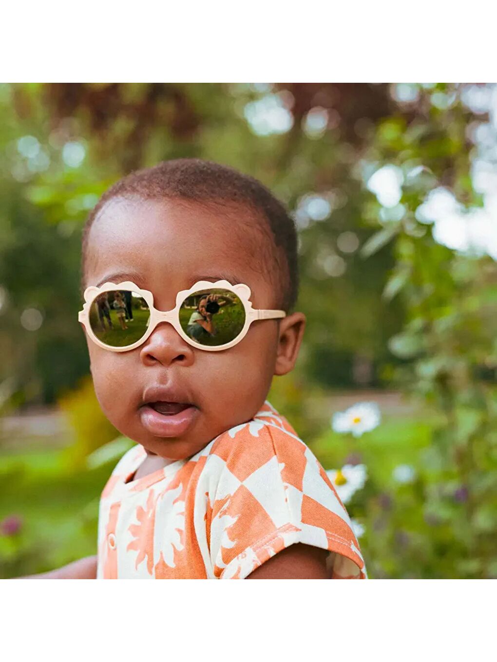 Ekru Lion Güneş Gözlüğü 1-2 Yaş Vanilla Cream-4