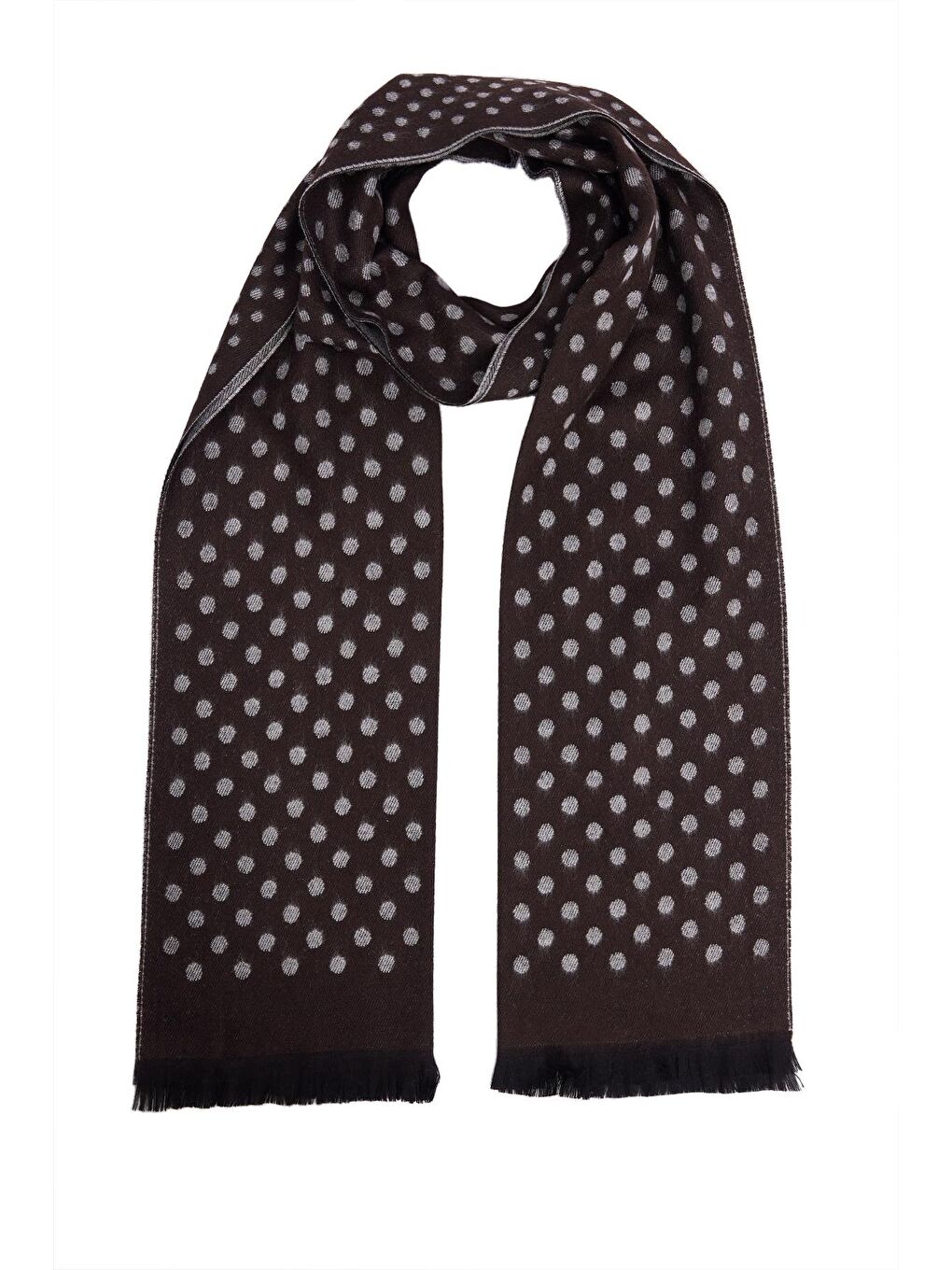 Kahverengi Erkek Kışlık Atkı