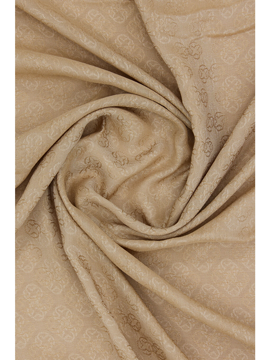 Kahverengi Monogram Jakar Eşarp-1