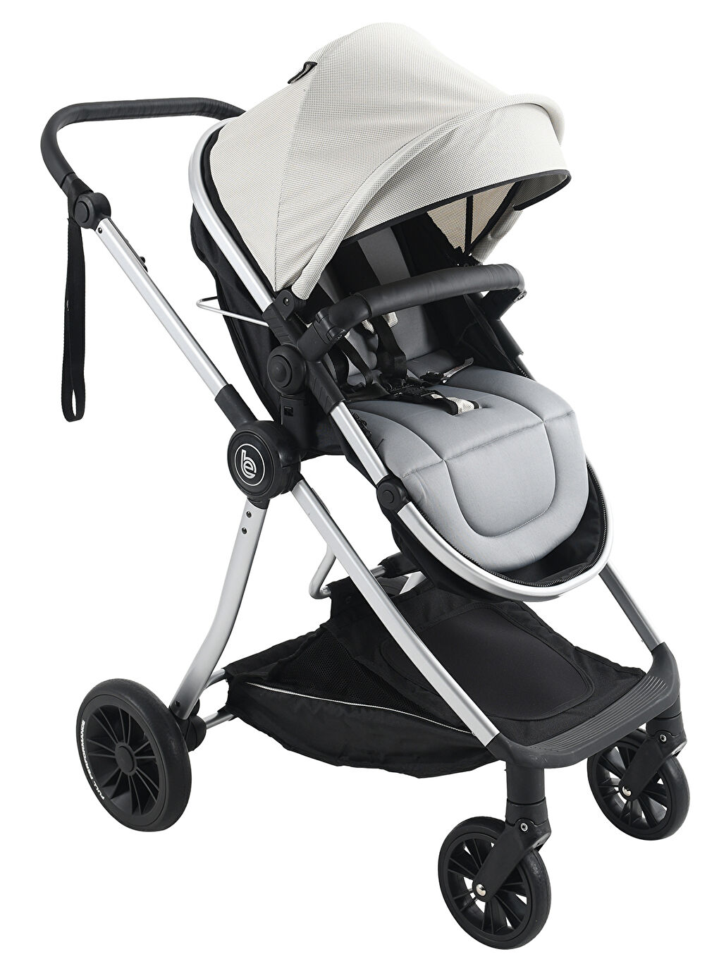 Long Travel Sistem Bebek Arabası Gri-1