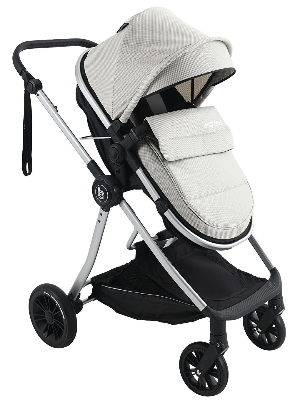Long Travel Sistem Bebek Arabası Gri-2