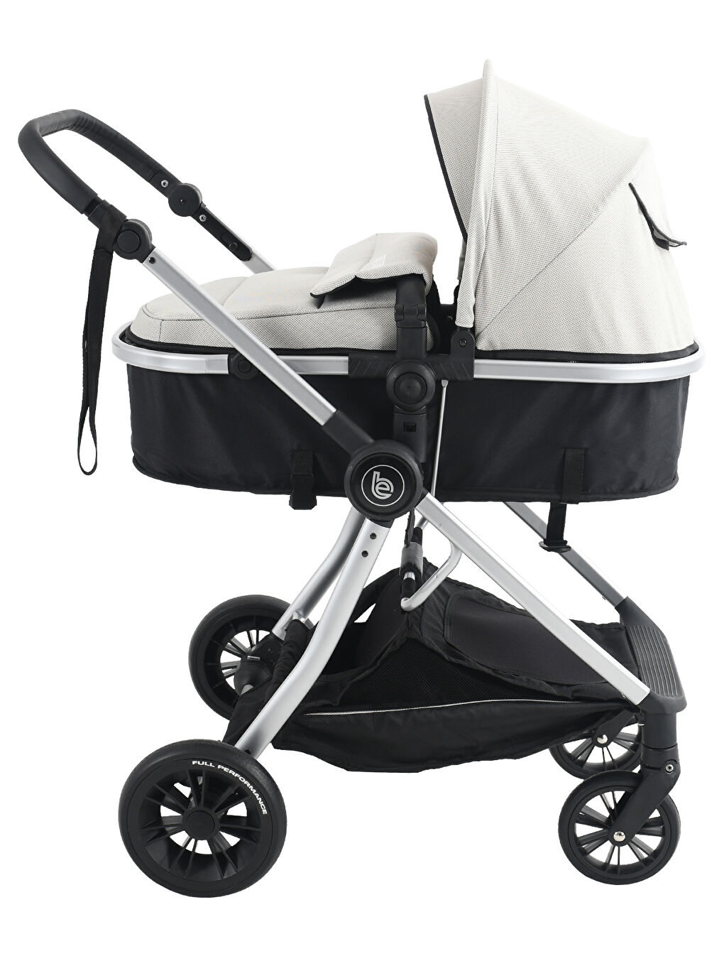 Long Travel Sistem Bebek Arabası Gri-3