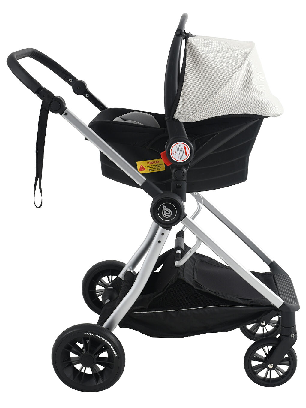 Long Travel Sistem Bebek Arabası Gri-4