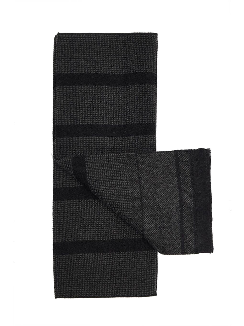 Siyah Erkek Kışlık Atkı-1