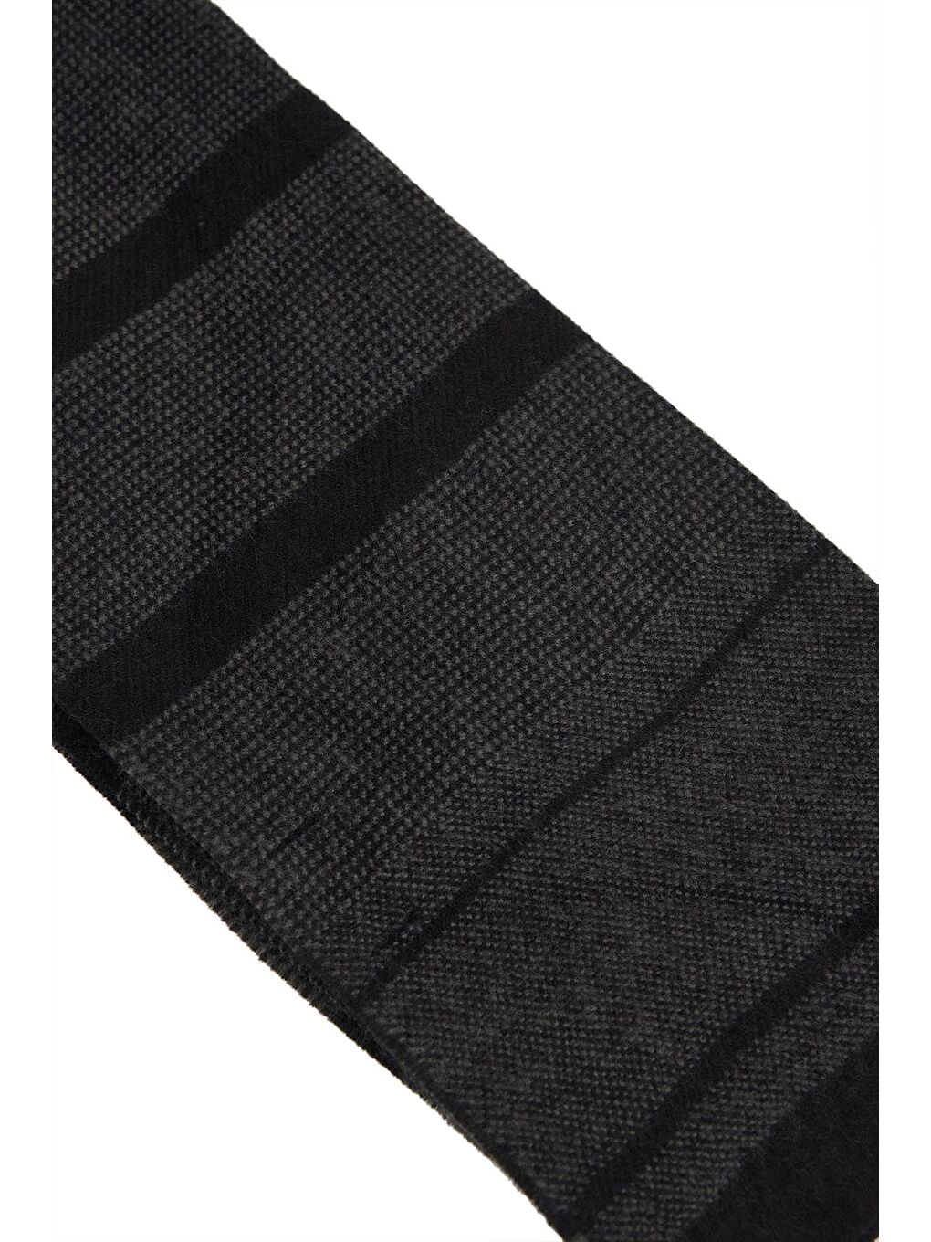 Siyah Erkek Kışlık Atkı-2