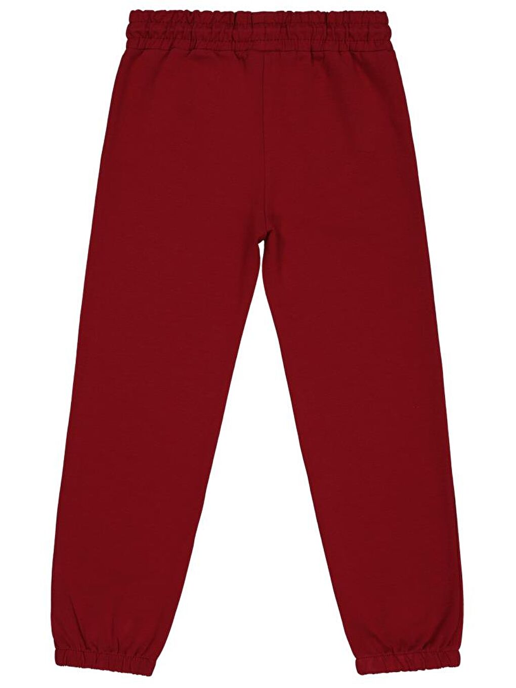 Girls Basic 6-9 Yaş Eşofman Altı - Bordo 7-8 Yaş-1