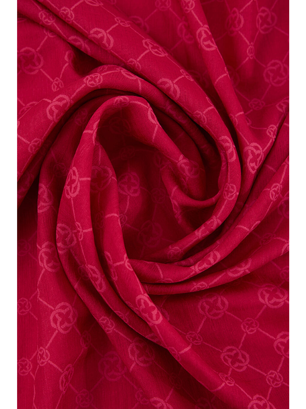 Fuşya 100X100 1090500 Elegance Monogram Eşarp-2