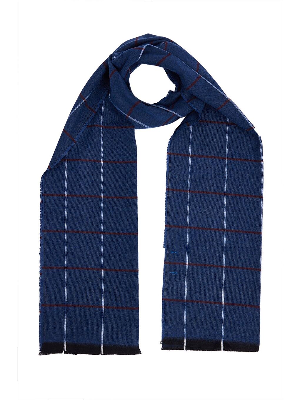 Mavi Erkek Kışlık Atkı