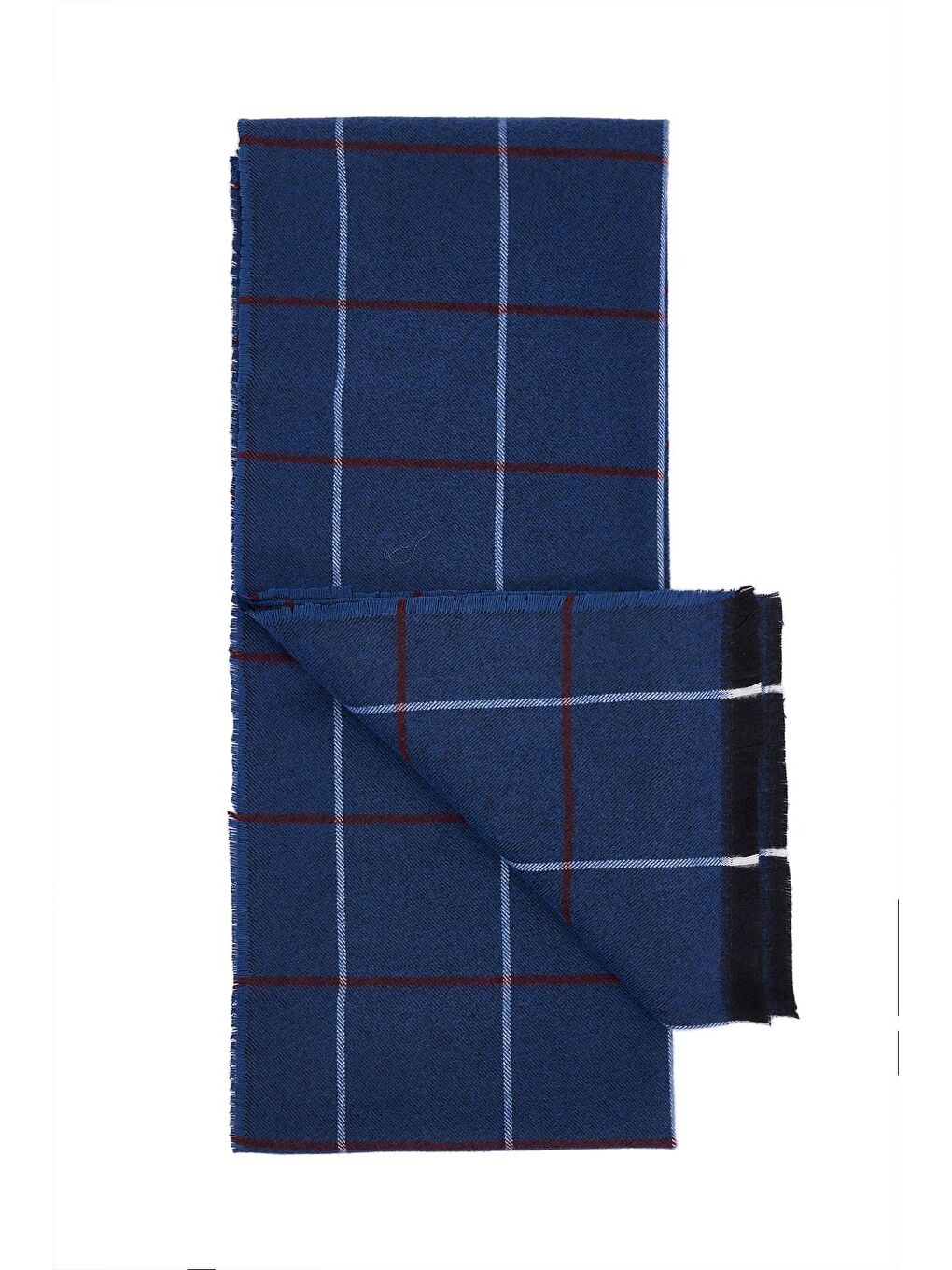 Mavi Erkek Kışlık Atkı-1