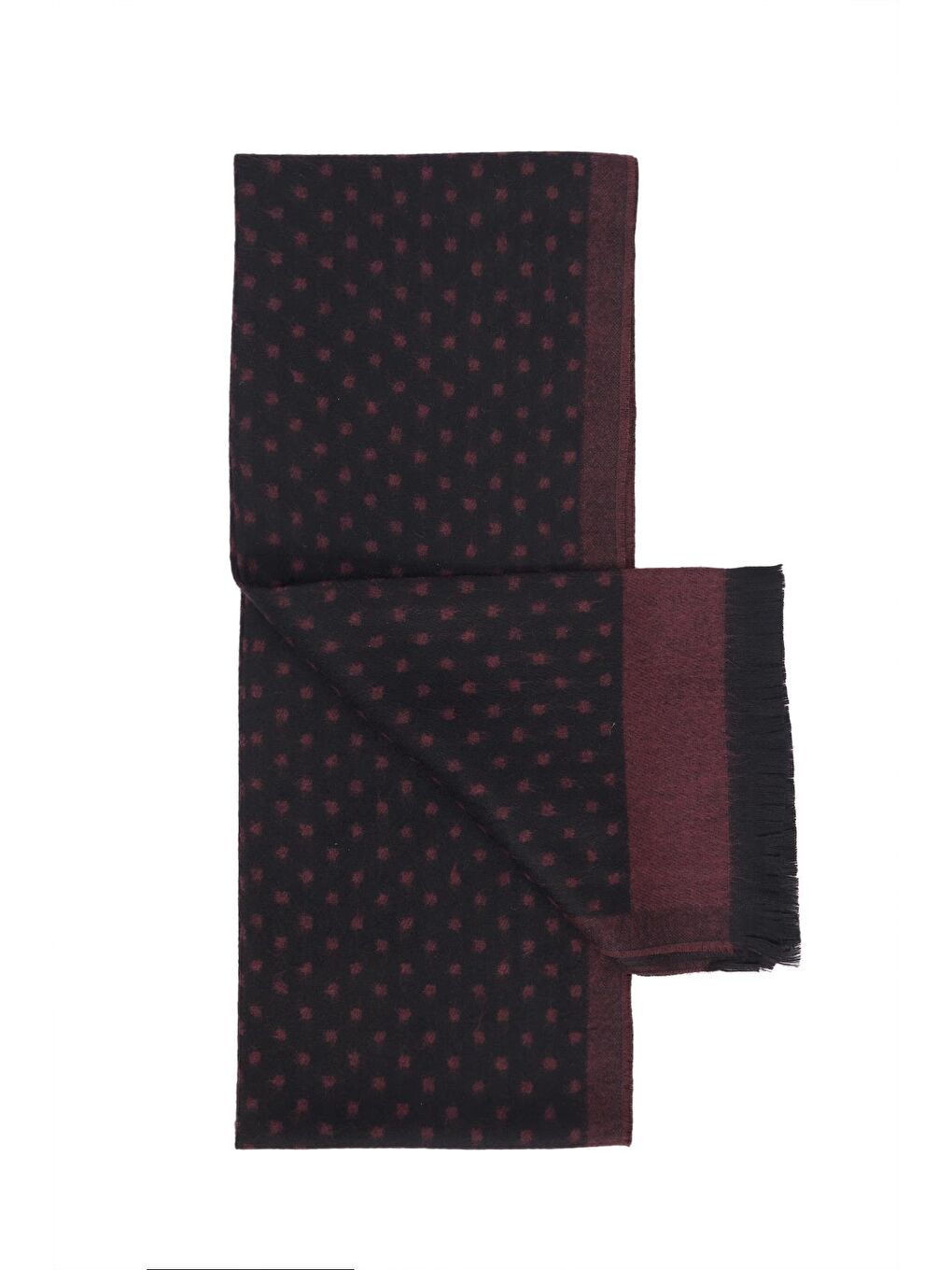 Bordo Erkek Kışlık Atkı-1