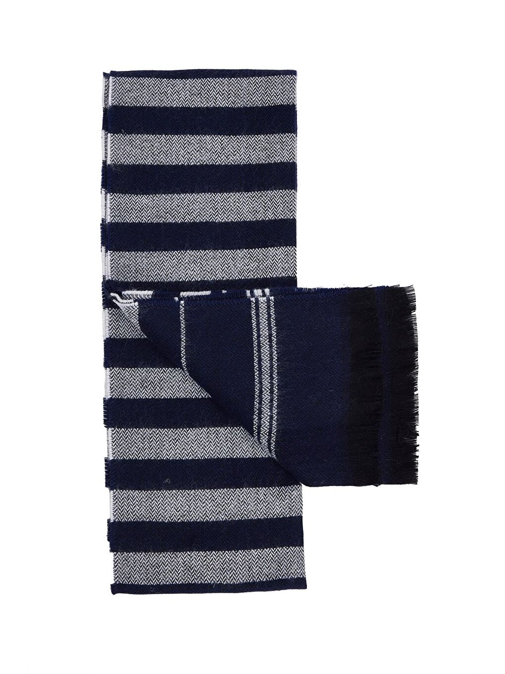 Lacivert Erkek Kışlık Atkı-1