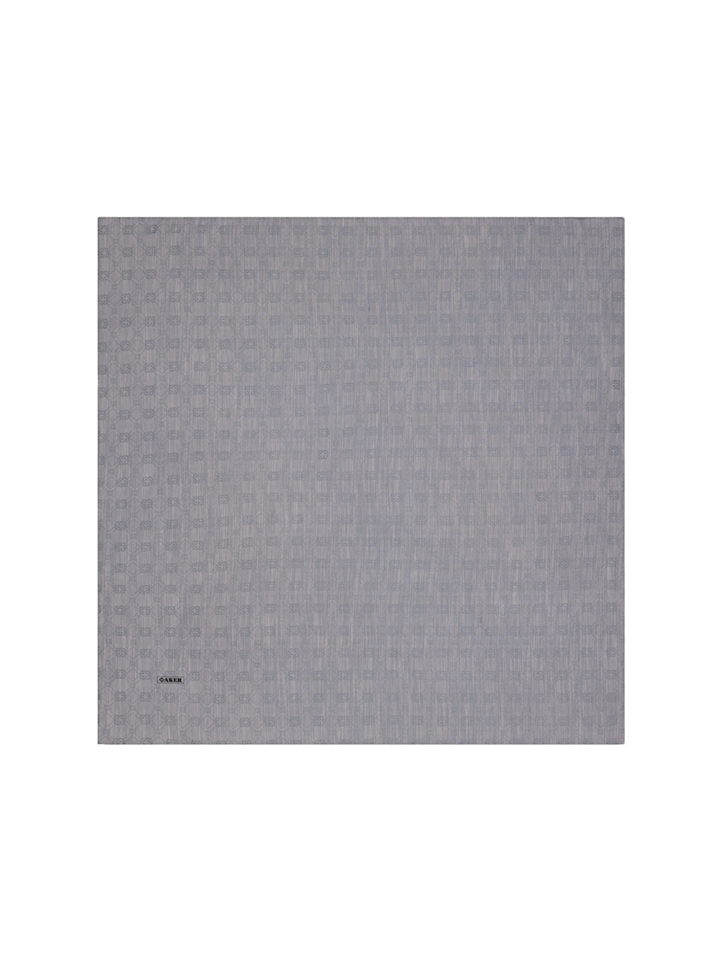 İpek Pamuk Jakar Açık Gri Eşarp