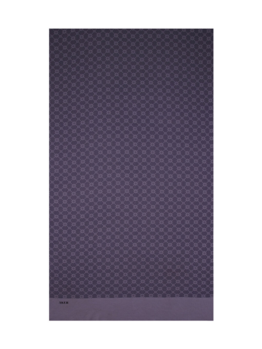 Mor 75X190 Cm 1090100 Elegance Monogram Şal-2