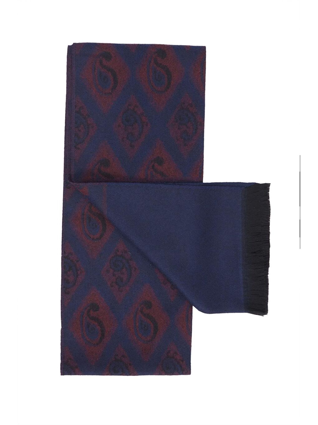 Lacivert Erkek Kışlık Atkı-1