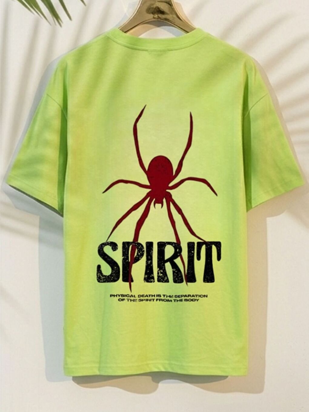 Yeşil Lime Spirit Baskılı Tişört-1