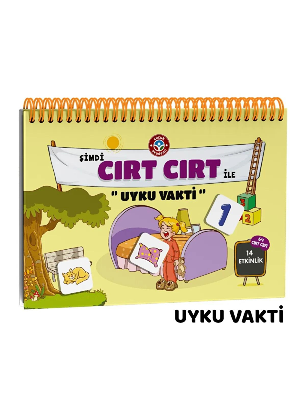 Çocuk Akademi Beyaz ŞİMDİ CIRT CIRT İLE UYKU VAKTİ