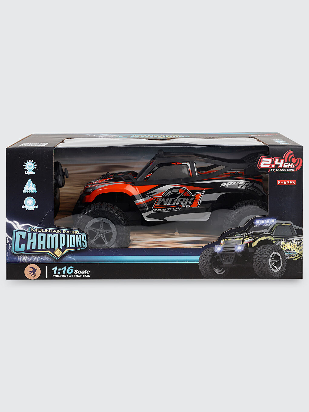 Seher Oyuncak Uzaktan Kumandalı Oyuncak Araba Turuncu-1