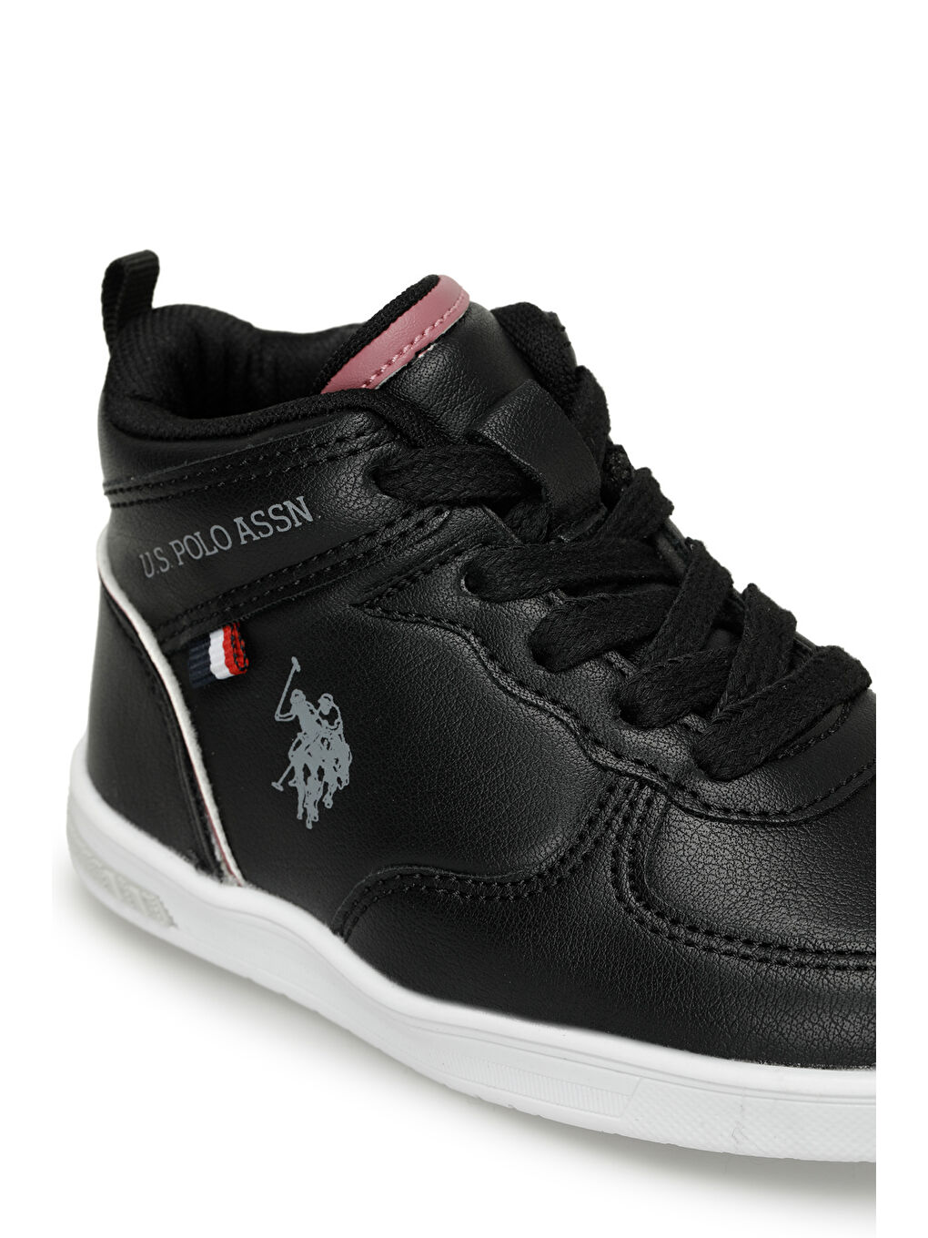 GLONTE 3PR Siyah Kız Çocuk High Sneaker-6